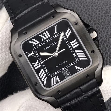 santos watch replica|cartier santos watch movement.